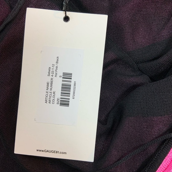 NWT Revolve Gauge81 Sebeta One-Shoulder Knitted Mini Dress - Picture 11 of 14